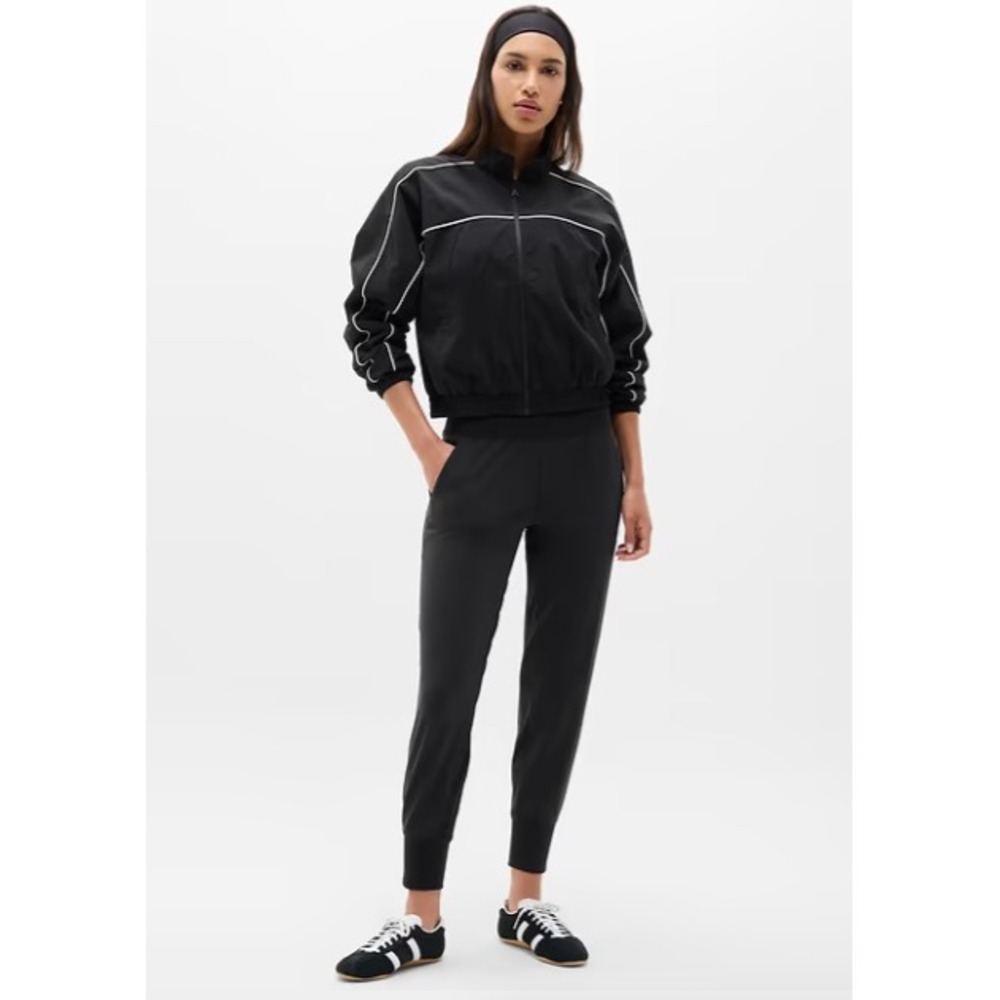 Athleta Venice High Rise Jogger Black‎ Tapered Athletic Pants Large